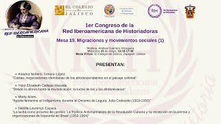 1er Congreso de la RIH. Mesa 19