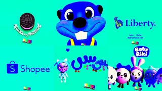 Super Logo Mega Compilation: Busy Beaver Logo, Shopee, Liberty, Habibi Baby Logo Effects