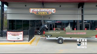 Pineville Firefighters' New Rescue Boat Funded by Firehouse Subs Initiative