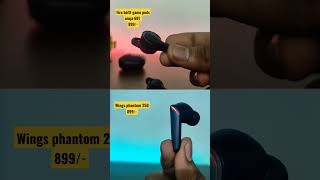 fire boltt gamepods ninja 601 vs wings phantom 250 #shorts #ytshorts