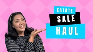 Shop a Mid Century Modern Estate Sale with me!  Check out my haul!