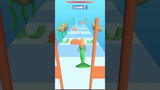 Mermaids Tail Rush ( Level 2 Complete) #kids #shorts #gaming #allgamezone #trenading