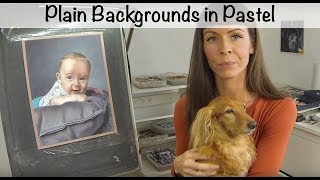 Create a Plain Background to make Pastel Portraits Pop!