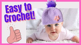 How to crochet The Florence Beanie  (Make for ANY SIZE!) // SS302