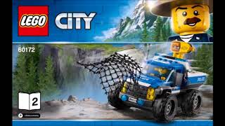 LEGO CITY 60172 Dirt Road Pursuit Instructions