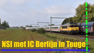 NSI 1750 komt met IC Berlijn langs Teuge (4K)