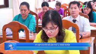 KỲ HỌP CHUYÊN ĐỀ LẦN THỨ 5, HĐND HUYỆN