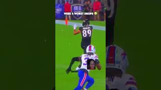 Worst drops week 4 #nfl #football #sports #fails