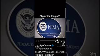 FEMA Execute 80 thousand People￼