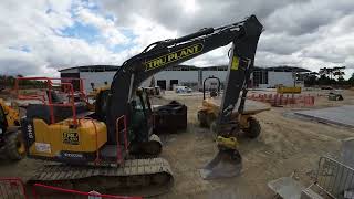 FPV looking through a construction site