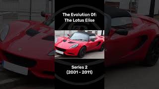 The Evolution Of: The Lotus Elise #lotus #carevolution #elise