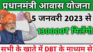 🔥130000₹ 05 जनवरी से सभी के खाते में दी जायेगी 2023 सरकार की नई निर्देश | Pm Awas Yojana Paisa 2023