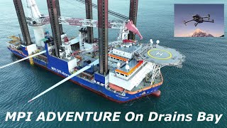 MPI ADVENTURE Turbine Carrier & ARROW At Larne Anchorage - DJI Mavic 3 Classic