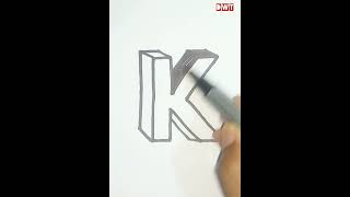 3D Letter K