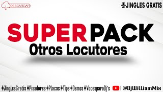 🔥DESCARGA PACK De Voces para Dj's OTROS LOCUTORES (Jingles, Tips, Placas, Demo, Pisadores) 2024