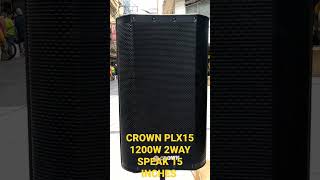 CROWN PLX15 1200W 2WAY SPEAKER 15 INCHES.