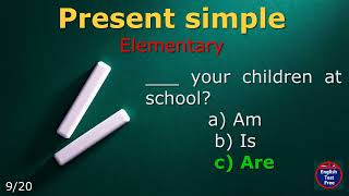 #quiz Present Simple_Am Is Are_Questions & Answers