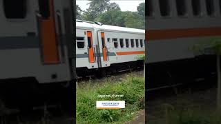 Kereta Api Kutojaya Selatan Cornering Setelah Jembatan Cirahong