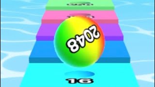 BALL RUN 2048  - All  Levels /Gameplay IOS  (Part 101).