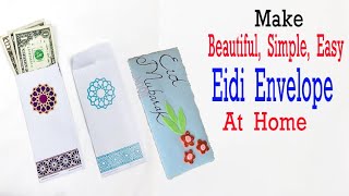 How to make Eidi envelope || Eid money envelope