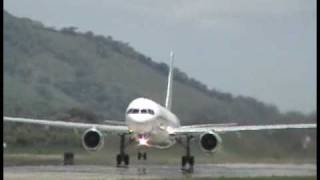 B757 Arrow air Take off in MHLM, San Pedro Sula, Honduras