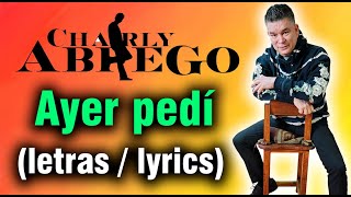 Ayer pedí – Charly Abrego – Video ( letras / lyrics )