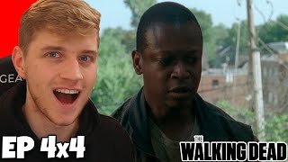 WHAT'S UP WITH THIS GUY??? - The Walking Dead 4x4 Reaction!