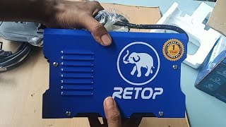 welding machine unboxing | retop mma 225 | my new welding machine | welding works | welding