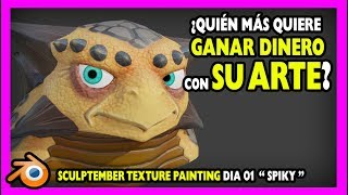 🌠 🌠 Como dar VALOR AGREGADO a mi TRABAJO | Pintura digital Substance Painter   | Blender 2.8