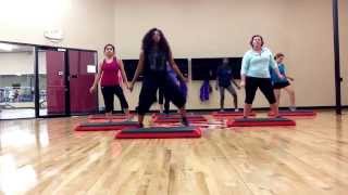 Ezell Step Zumba fitness "Disturbia" Rihanna .... Came up with some choreography ... Hope you like!!