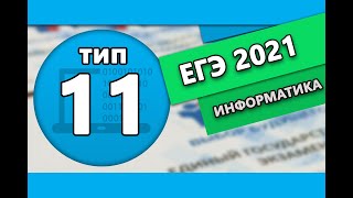 ЕГЭ по информатике. Тип 11 #1 | 2021