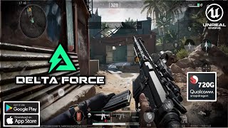 Delta Force Mobile Extraction Zone Mode Gameplay | Test On Snapdragon 720G