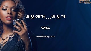 바보에게...바보가-박명수-(Instrumental & Lyrics)