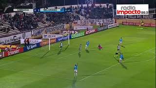 Relató de Hugo Oviedo del gol de Ruíz Gomez Gimnasia M. 0 vs. Belgrano 3