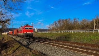 Neujahrstrainspotting in Karlstadt mit MEG 155 und vielen Makros