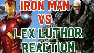 Iron Man VS Lex Luthor | Death Battle - Reaction