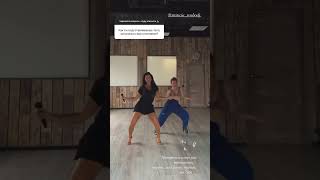 Нюша репетирует танцы на песню "Где ты, там я" (InstaStories, 25.04.23)