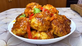 Больше никакого РИСА в фарш! Готовлю так уже много лет. Вкуснейшие тефтели в соусе. Удивите всех!!!