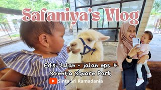 Safaniya Vlog Edisi Jalan jalan eps.4 Scientia Square Park (Safa mau lihat Alpaca !!)