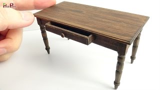 Miniature Antique Table DIY - Petit Palm