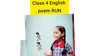 Class 4 English poem RUN with action by a KV Student