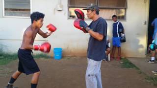 Boxing Mitt Work