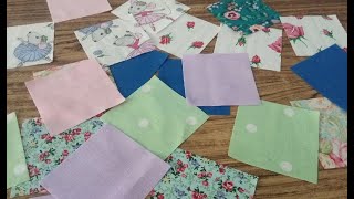 Лоскутный блок из множества квадратов. Patchwork для начинающих