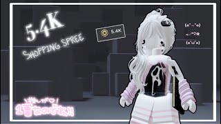 5.4K roblox shopping spree || cwute