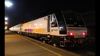 NJT YH-98 Test Train at Millburn Station with Brand New ALP45A #4557 - 3/30/23