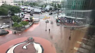 Missy Elliott fans LIVE in rain Outside Prudential Center