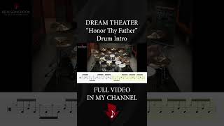 Dream Theater - Honor Thy Father Drum Intro #Shorts