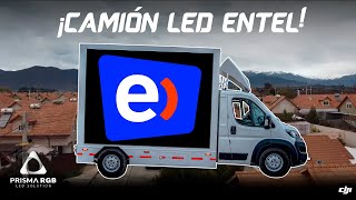 CAMION CON PANTALLA LED ENTEL / PRISMARGB DJI DRON