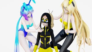 MMD Miraculous X Vocaloid Bunny Freaks