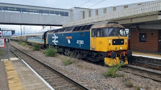 Locomotive Services 47593 " Galloway Princess " and 47712 " Lady Diana Spencer " at Peterborough